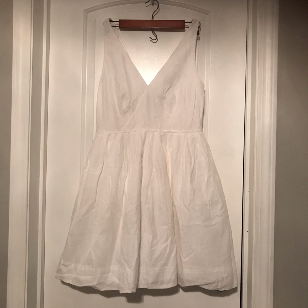 J. Crew white dress